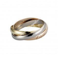 Trinity De Cartier Kleiner Ring Weißgold/Gelbgold/Roségold mit Diamanten Trinity De Cartier Kleiner Ring Weißgold/Gelbgold/Roségold mit Diamanten