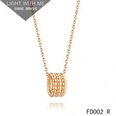 Van Cleef Arpels Roségold Perlee Anhänger 3 Reihen Van Cleef Arpels Roségold Perlee Anhänger 3 Reihen