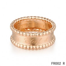 Van Cleef Arpels Perlee Signature Ring aus Roségold Van Cleef Arpels Perlee Signature Ring aus Roségold
