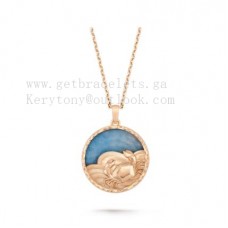 Van Cleef Arpels Zodiaque Lange Halskette Cancri Roségold Quarz